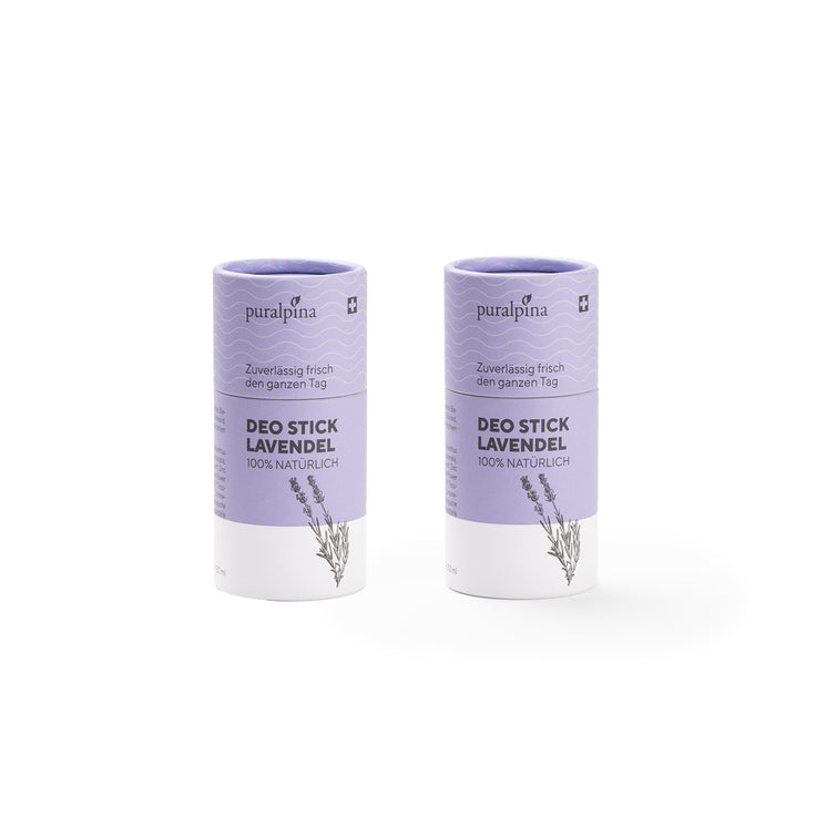 puralpina Deo Stick Lavendel, 2 Stück, geschlossen