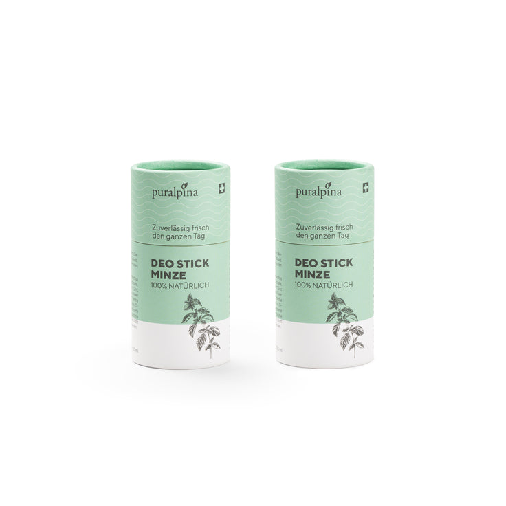 puralpina Deo Stick Minze, 2 Stück, geschlossen