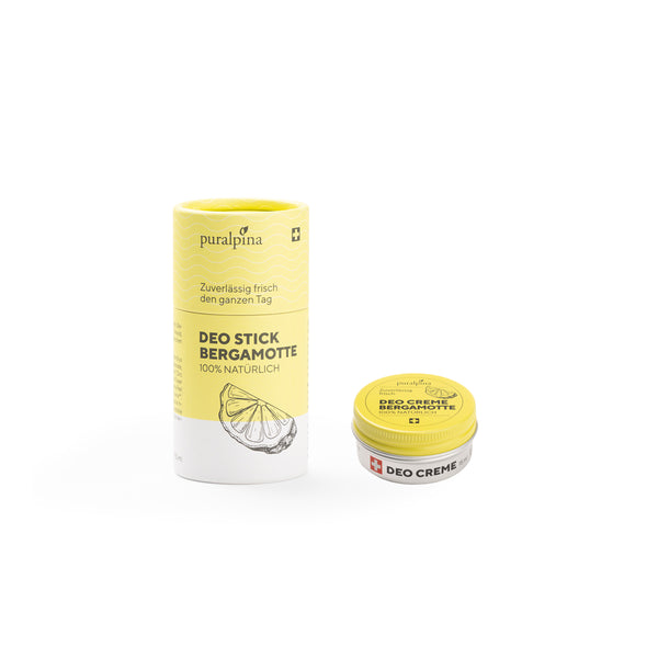 Reise Set, bestehend aus: Deo Stick Bergamotte und Deo Creme Bergamotte 15ml