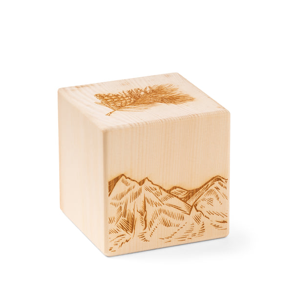 Cubes parfumés en bois de pin