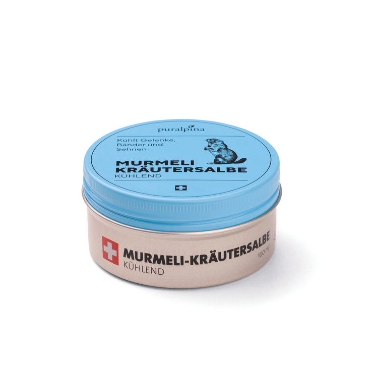 Pommade à base de plantes Murmeli, rafraîchissante – pommade naturelle pour les muscles et les articulations