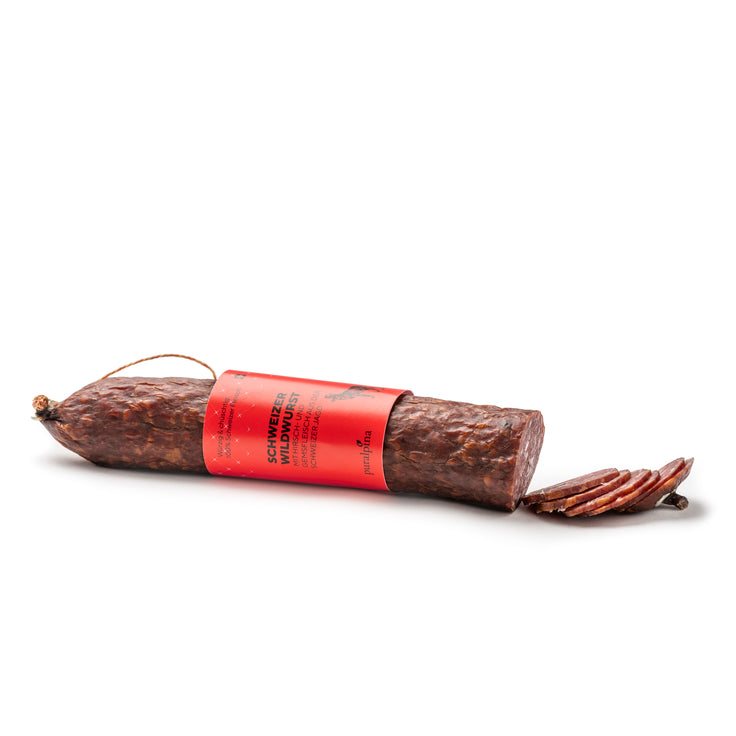 wildsalami aufbewahren Schweizer Wildwurst • nur mit Schweizer Fleisch – puralpina Shop