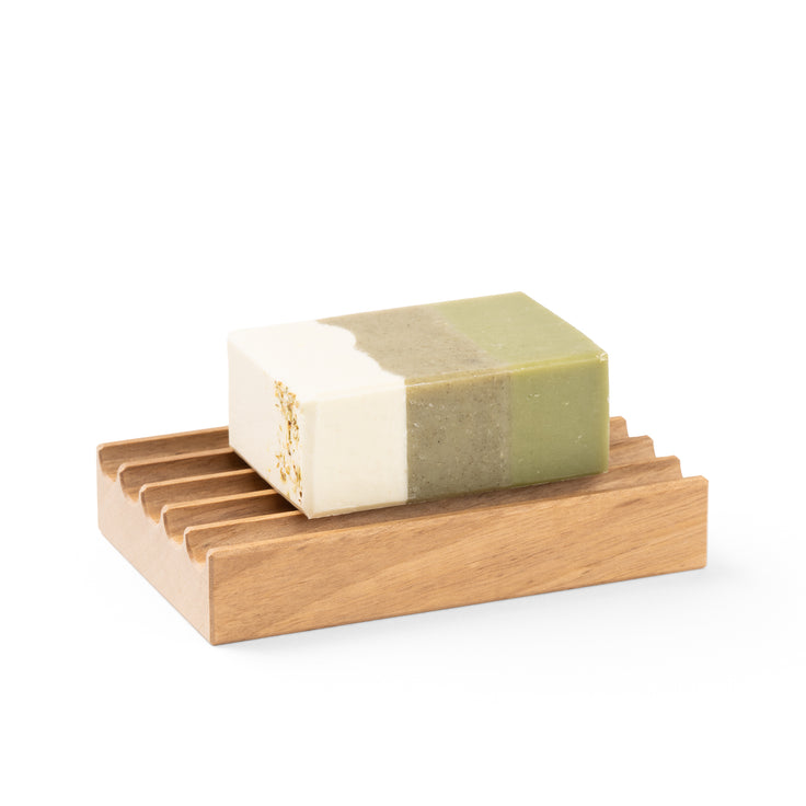 Seifenhalter aus Schweizer Nussbaumholz