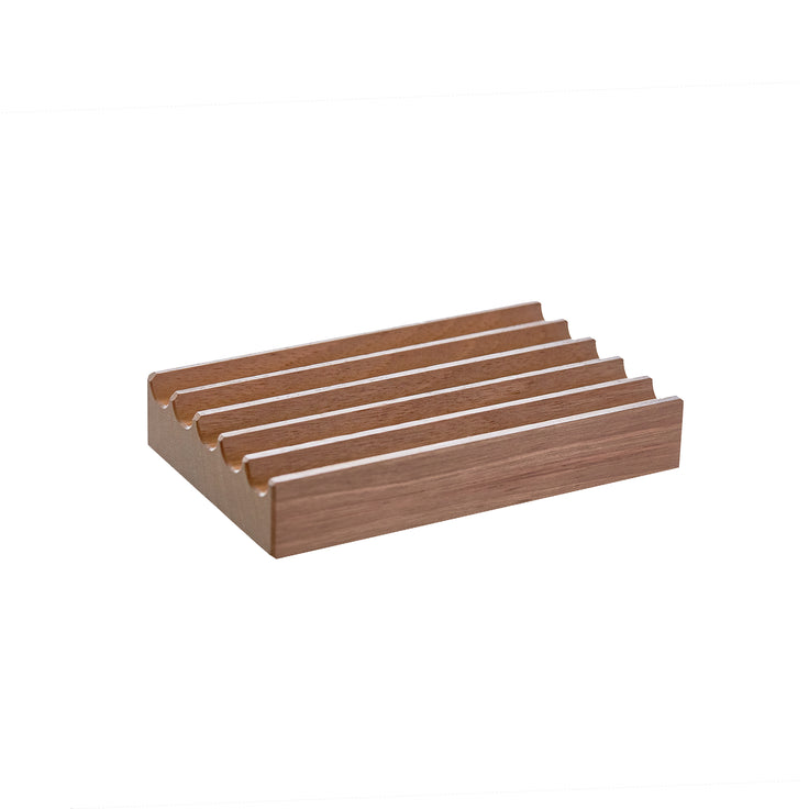 Porte-savon en bois de noyer suisse